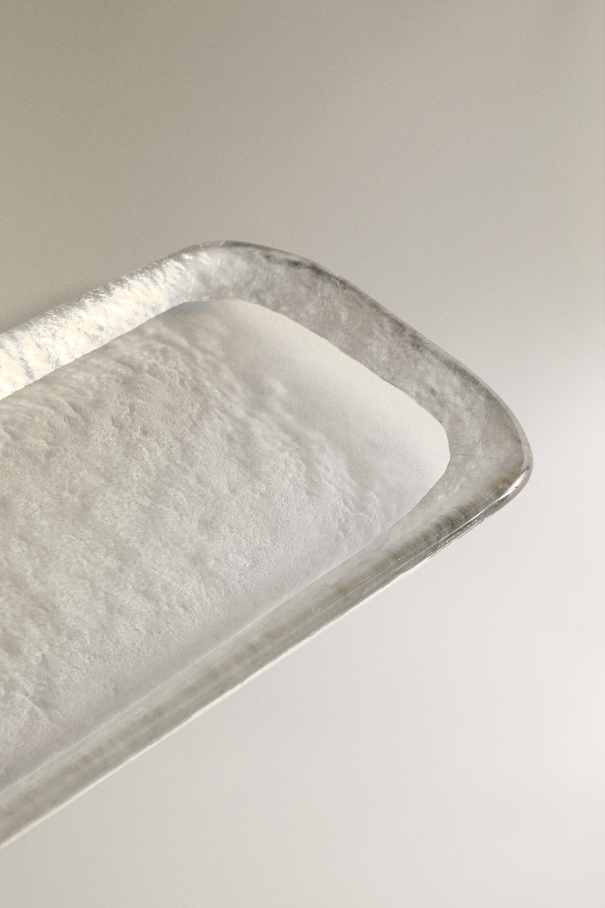 PLAT VERRE RECYCLABLE BORD DORÉ